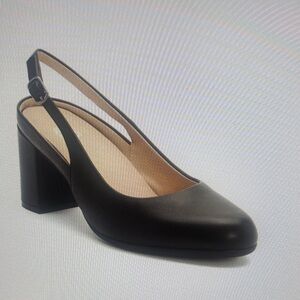 New Abeo Tempo Slingback Heels. Size 9. Black